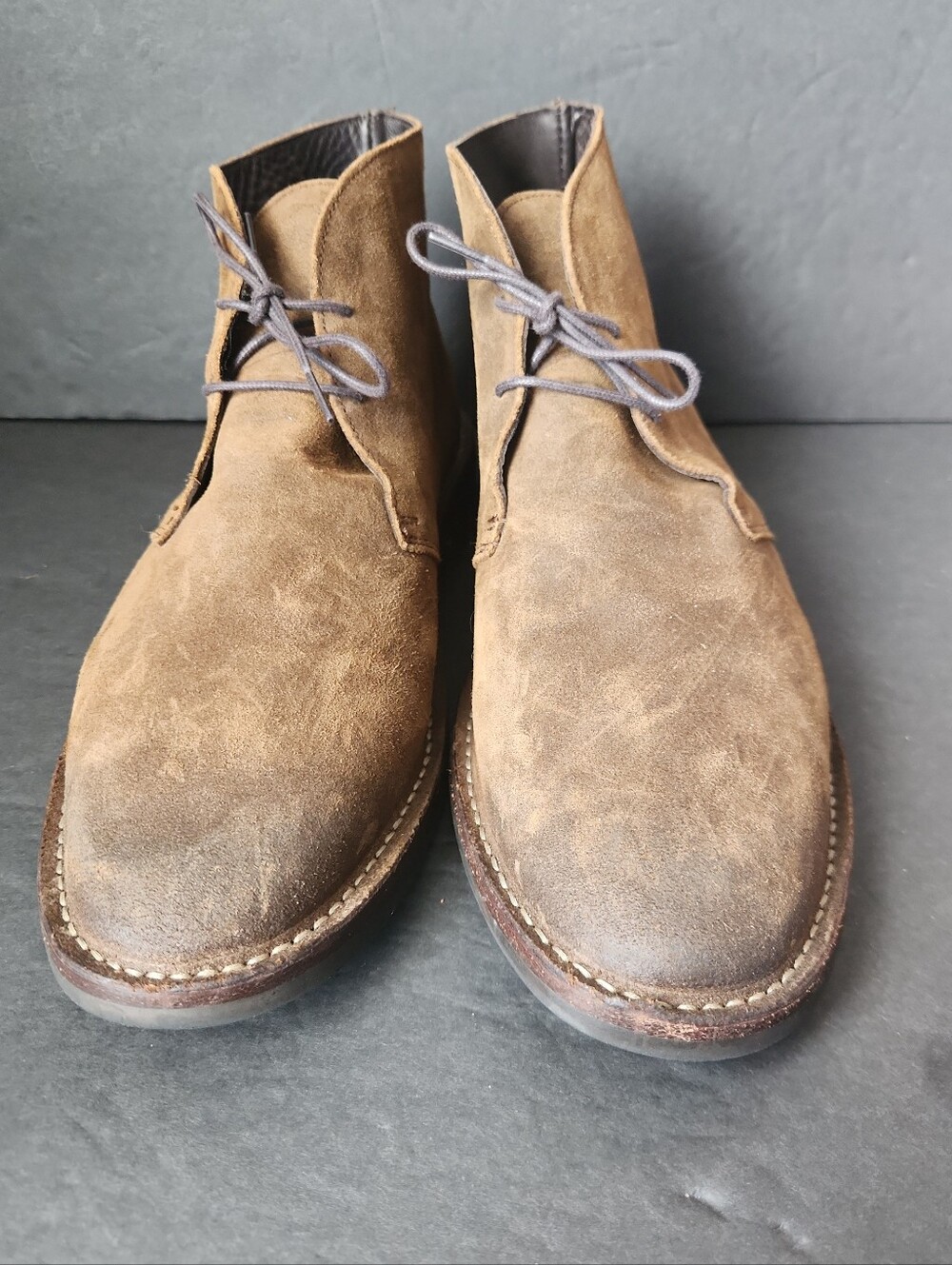 Thursday Boots Everyday Scout Boots Men's US Sz 12 Brown Leather Cap Toe Ankle - Picture 2 of 7
